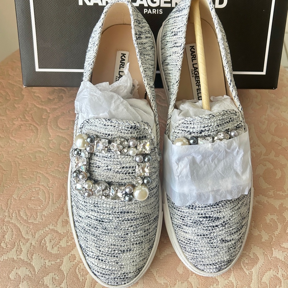 New Karl Lagerfeld Paris Slip on Shoes 9.5 M